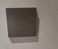 公牛（BULL） 开关插座86型暗装墙壁插座五孔插座网线网络大面板G12系列星空灰 一开单控 实拍图