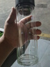 【京东物流配送】高硼硅双层玻璃杯大容量泡茶杯水杯子茶水分离杯 【双层加厚】茶杯350ml1只 实拍图