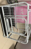 酷奇宠狗笼方管狗笼子大中小型犬金毛加粗宠物狗狗笼子狗屋用品 白色带天窗62*46*57cm 建议15斤内小型犬 实拍图