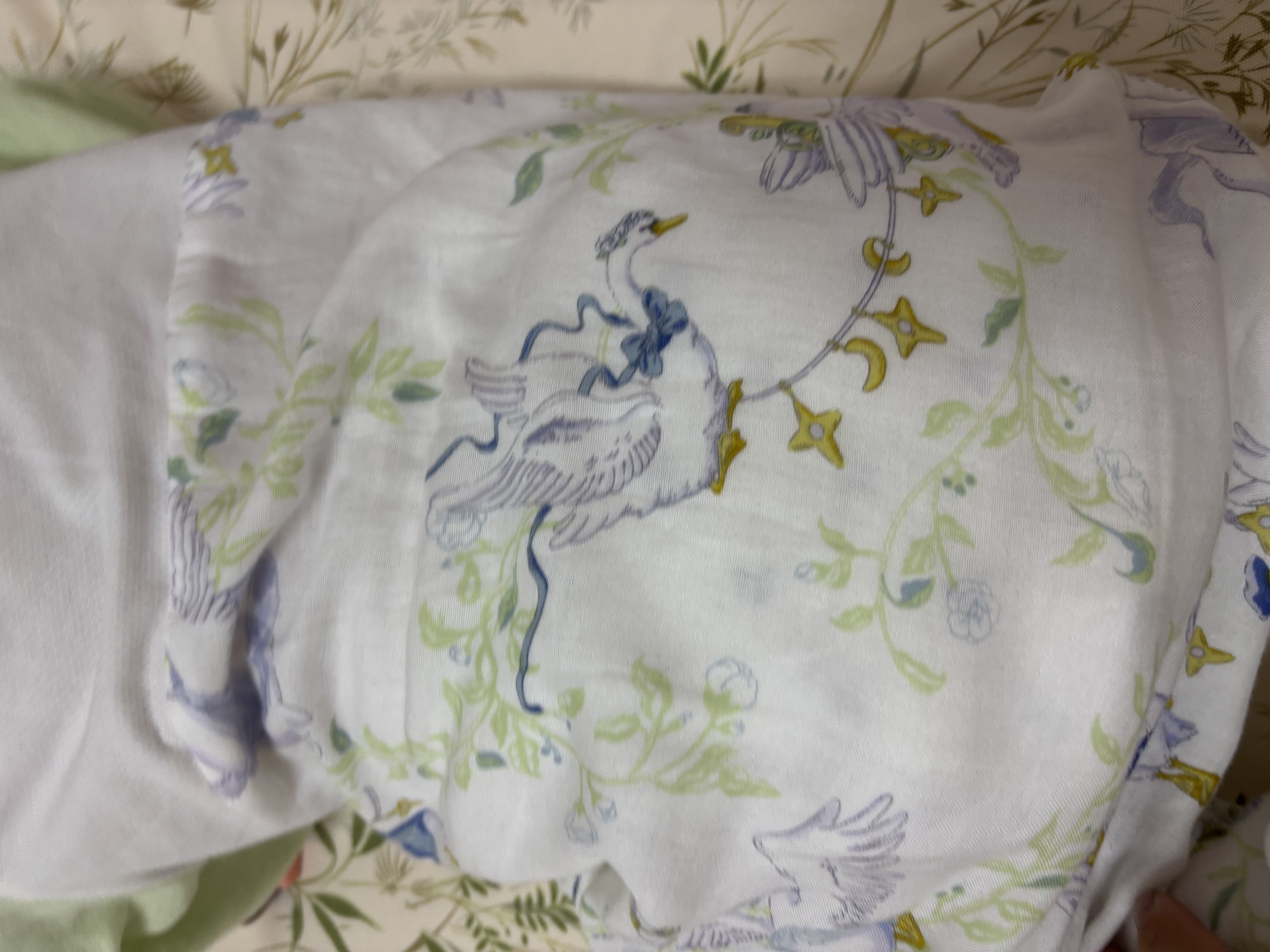 babycare小睡象恒温分腿睡袋新生婴儿纱布防踢被四季通用宝宝儿童节礼物 【空调房 前4后2】天鹅集（22~28℃） 90cm（推荐身高：85-95cm） 实拍图