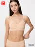 优衣库无钢圈文胸/软支撑女装弹嘟嘟柔托BRA479194 482667 482667/31米色 S 推荐A65 B65 C65 A70 实拍图