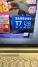 三星（SAMSUNG）128GB TF(MicroSD)存储卡T7 适配手机平板 运动相机Pocket3 支持4K视频 读170MB/s 实拍图