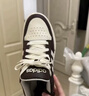 adidas ENTRAP美式校园风运动少年感复古篮球风板鞋男女阿迪达斯 白色/黑色   41 实拍图
