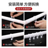 铭聚布艺（MINGJU）窗帘成品吊环罗马杆专用活扣挂环浴帘环窗帘杆配件开口吊环20支装 实拍图