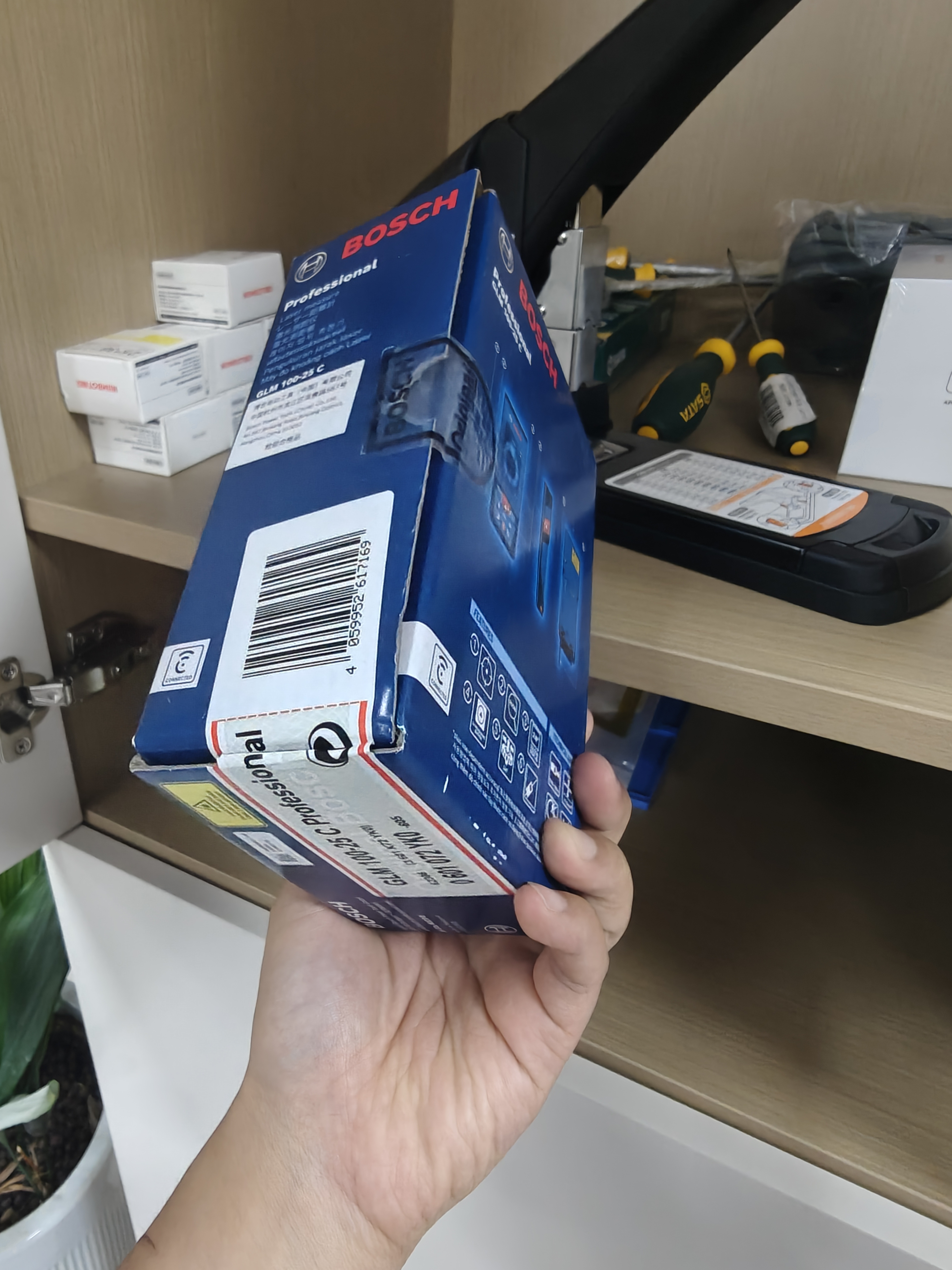 博世（BOSCH）专业100米户外红外线激光测距仪电子尺测量仪激光尺GLM 100-25 C  实拍图