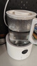 海尔恒温电热水壶1.5L 速热烧水壶煮茶壶冲泡奶粉调奶器 保温除氯不锈钢加热盘电热水壶H207白色 实拍图
