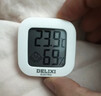德力西电气（DELIXI ELECTRIC）家用室内温度计带笑脸婴儿房闹钟计时电子数显温湿度计温度表 实拍图