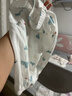 童泰（TONGTAI）婴儿裤子夏季薄款宝宝长裤休闲灯笼束口裤儿童防蚊裤深蓝色80cm 实拍图