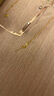 周大生【生日礼物】18K黄金项链素链肖邦链锁骨链送女友约0.9g 实拍图