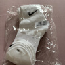 耐克（NIKE）男袜女袜 26新款训练透气短中长袜快干休闲跑步健身运动nike袜子 热推/简约经典白色/三双装/中袜 L/26-28厘米/42-46码 实拍图