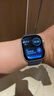 Apple/苹果 Watch S11 智能手表GPS款46毫米银色铝金属表壳雾紫色运动型表带S/M MEVW4CH/B 实拍图
