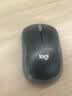 罗技（Logitech）M185鼠标 无线鼠标 办公鼠标 对称鼠标 黑色灰边 带无线2.4G接收器 实拍图