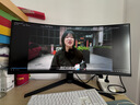 华硕战影34 VG34WQML5A 34英寸电竞显示器2K WQHD曲面带鱼屏HVA 250Hz高刷HDR400 95%DCI-P3 HDMI2.1 实拍图