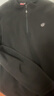 探拓（TECTOP）抓绒衣 保暖抓绒衣立领半开衫抓绒衣 034 女款黑色 XL 实拍图