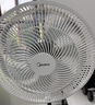 美的（Midea）【飓风节能】七叶柔风立式电风扇/家用轻音落地扇/台式小型风扇/大风力遥控定时摇头风扇 SAH35BSJ 实拍图