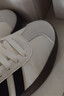 adidas「T头鞋」VL COURT复古休闲板鞋德训鞋男女阿迪达斯轻运动   汉玉白/黑色/树脂黄   44.5 实拍图