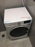 LG纤慧 10.5KG全自动滚筒洗衣机 超薄 家用大容量  AI直驱变频 95°高温煮洗 FLX10N4W 实拍图