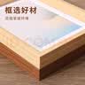 金隆兴6寸相框摆台原木色木质空框画框装裱挂墙结婚宝宝全家福照片墙 实拍图