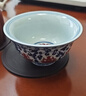 京东京造 釉里红缠枝莲压手杯 茶杯陶瓷功夫茶具压手杯主人杯礼盒120ml 实拍图