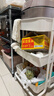 宜家（IKEA）拉斯克家居小推车置物架移动茶水桌书包架客厅厨房收纳架 大号35×45×77cm｜白色 实拍图