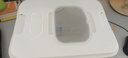 京东物流 家用翻盖装米桶五谷杂粮密封桶防虫防潮食品级密封桶 透明白 22斤 实拍图