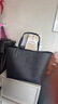 蔻驰（COACH）【品牌直供】女包CITY33电脑包托特包木炭灰CV976 生日礼物送女友 实拍图