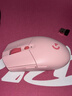 罗技（Logitech）游戏电竞鼠标垫布面 大号细面加厚锁边鼠标垫 FPS鼠标垫 LOL CS2 无畏契约 GPW电竞鼠标垫-粉色 鼠标垫 实拍图