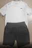 安踏（ANTA）速干运动套装丨短袖T恤短裤男夏季跑步羽毛球训练服吸湿透气凉感 【26升级吸湿速干】纯净白7202-1 拉链口袋 L/175 实拍图