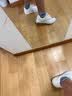 安踏男鞋板鞋小白鞋男士运动鞋夏季防泼水厚底减震透气休闲鞋新款 【厚底减震小白鞋】象牙白/芯片灰-1 45 (280mm) 实拍图