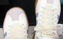 adidas「T头鞋」VL COURT 2.0复古休闲板鞋德训鞋阿迪达斯轻运动   汉玉白/蓝色/金色 (推荐女生买小半码)   38 实拍图