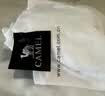 骆驼（CAMEL）运动速干T恤透气宽松户外休闲圆领情侣短袖夏季男女同款，白色L 实拍图
