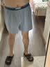 蕉内301S男士阿罗裤内裤宽松透气家居睡裤男生防夹臀平角裤衩四角短裤 过雨蓝 XL 实拍图