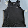 耐克男子速干训练背心夏季无袖运动圆领柔软NIKE DRI-FIT AR6070 010黑/(白) L 实拍图