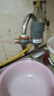 美的（Midea）净水器水龙头过滤器家用自来水滤水器直饮前置过滤器厨房卫生间通用除水垢除余氯双出水可清洗滤芯 一机三芯【两年免换滤芯】 实拍图
