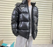 彪马（PUMA）90绒短款鸭绒羽绒服男女同款冬季保暖亮面运动外套585408 黑色-01 XL (185/104A) 实拍图