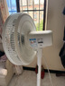 美的（Midea）【飓风节能】七叶柔风立式电风扇/家用轻音落地扇/台式小型风扇/大风力遥控定时摇头风扇 SAH35BSJ 实拍图
