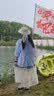 黛绸 草帽帽子海边女孩拍照出片洛丽塔次日达遮阳帽旅游可爱女大头围 米色丝带Lolita草帽 M（56-58cm） 实拍图