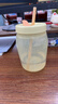 特百惠（Tupperware）吸吸罐550ml女生学生密封带吸管水杯子夏季自制饮品奶昔 奶黄色 实拍图