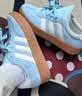 adidas「T头鞋」BARREDA板鞋德训鞋男女阿迪达斯轻运动 薄荷绿/汉玉白/树脂黄   37 实拍图