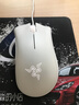 雷蛇（Razer）炼狱蝰蛇标准版有线鼠标 人体工学  电竞游戏 右手通用型 吃鸡/LOL/CS GO游戏鼠标 白色 实拍图