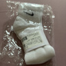 耐克（NIKE）男袜女袜 26新款训练透气短中长袜快干休闲跑步健身运动nike袜子 热推/简约经典白色/三双装/中袜 L/26-28厘米/42-46码 实拍图