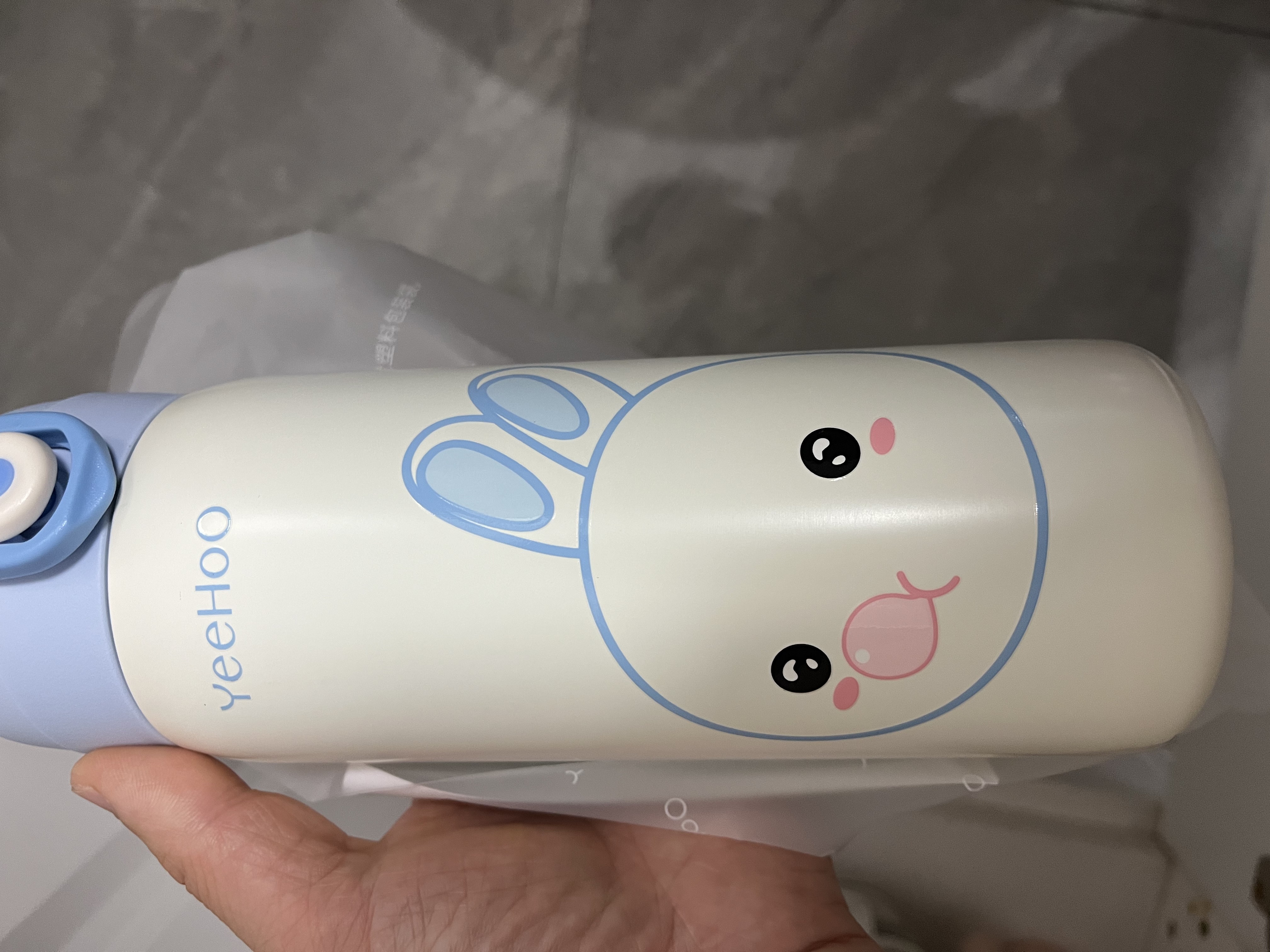 英氏（YEEHOO）保温杯儿童水杯宝宝保温杯水杯316不锈钢保温杯吸管杯水壶 实拍图