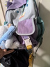 SHUKIKU乐兜兜儿童公仔双肩包幼儿园书包小学生防泼水背包 海盐茄紫 S+ 实拍图