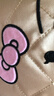 野兽派家居（tbh）三丽鸥Hello Kitty大号绗缝旅行收纳袋手提大容量洗漱包 粉色豹纹 实拍图
