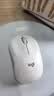 罗技（Logitech）M221 轻音鼠标 无线鼠标 办公鼠标 对称鼠标 带无线微型接收器 米白色 实拍图