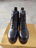 Cupald真皮马丁靴女2026冬季新款女鞋子女靴子粗跟马丁鞋皮鞋皮靴短靴女 黑色/不加绒（真皮 标准尺码） 38 实拍图