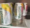 屈臣氏（Watsons）苏打水柠檬草味含汽气泡水饮料0脂低糖解腻调酒330mL*24罐整箱 实拍图
