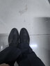 蜘蛛王皮鞋男镂空夏季凉鞋透气时尚洞洞鞋男士商务休闲皮鞋 黑色 42  实拍图