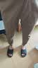 与狼共舞【显瘦小锥裤】时尚百搭通勤休闲男士九分裤 306棕色 L(52)  实拍图