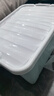 禧天龙家用收纳箱加厚衣物储物箱塑料箱大容量玩具整理箱 80L蓝色1个装 实拍图